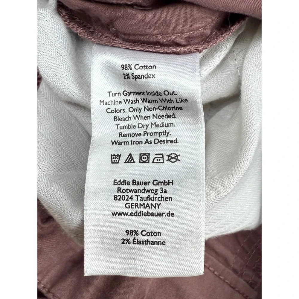 Eddie Bauer Women's Size 4 Shorts Purple Drawstring Elastic‎ Waist